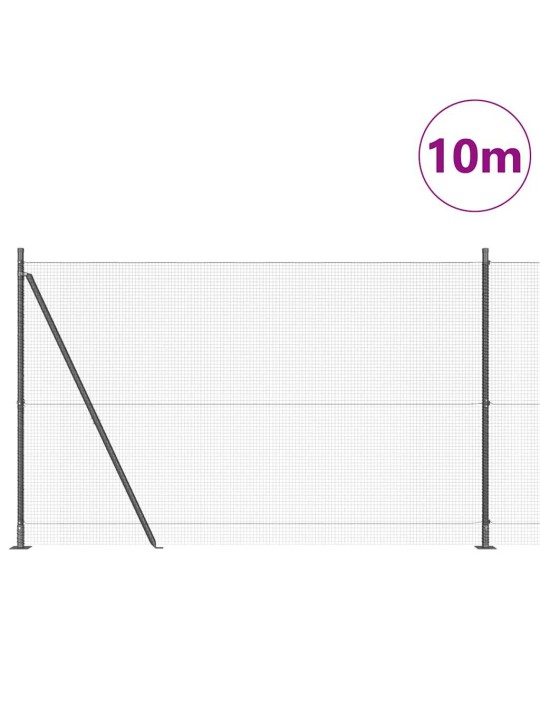Žogs ar stabiem. pelēka 1.6 x 10 m tērauds