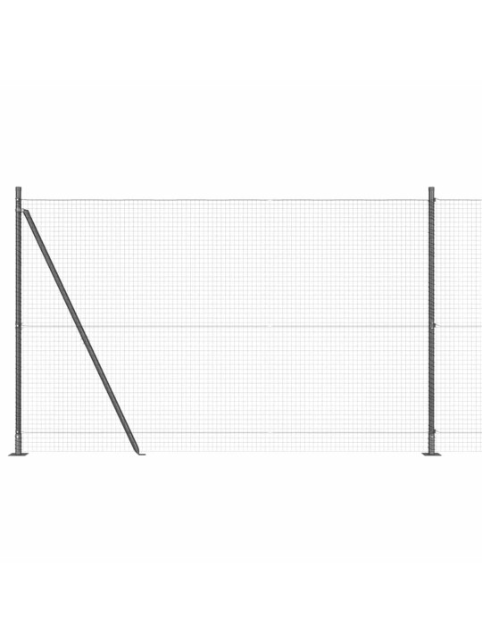 Žogs ar stabiem. pelēka 1.6 x 10 m tērauds