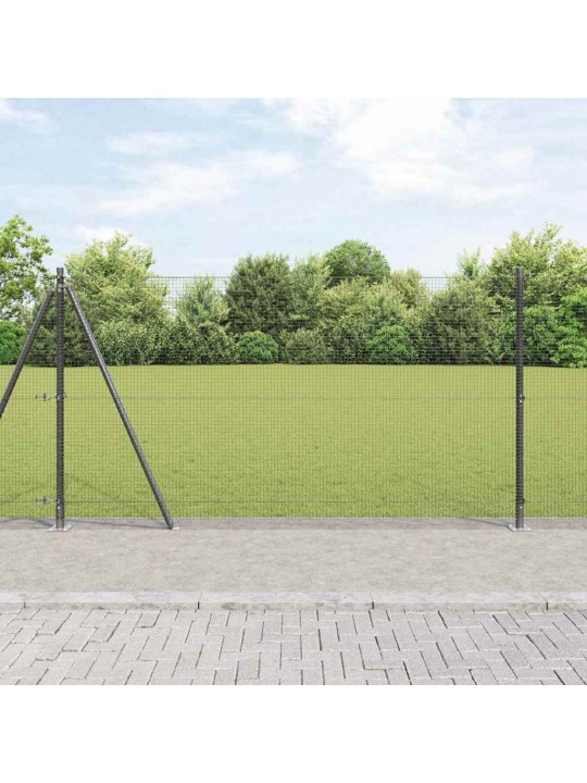Žogs ar stabiem. pelēka 1.2 x 25 m tērauds