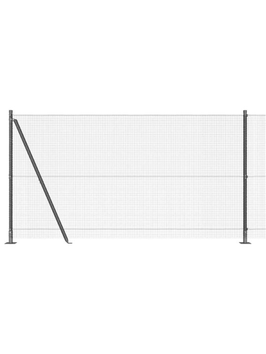 Žogs ar stabiem. pelēka 1.2 x 25 m tērauds