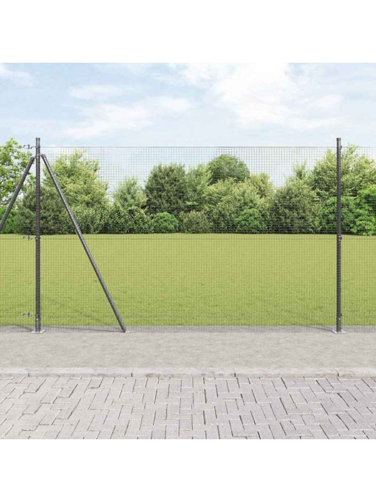 Žogs ar stabiem. pelēka 1.5 x 25 m tērauds