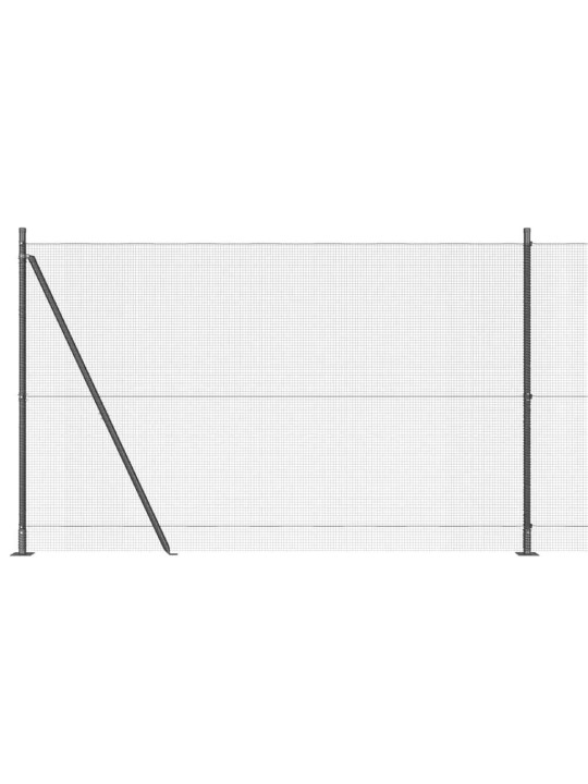 Žogs ar stabiem. pelēka 1.6 x 25 m tērauds