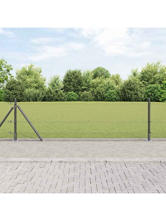 Žogs ar stabiem. pelēka 0.4 x 100 m tērauds