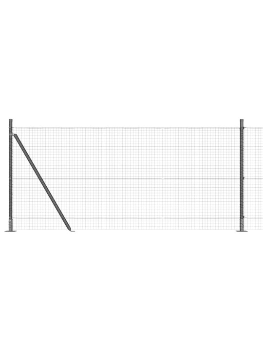 Žogs ar stabiem. pelēka 0.8 x 100 m tērauds