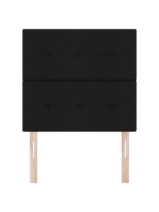 Galvgalis ar galvas klāju melna 80 cm audums