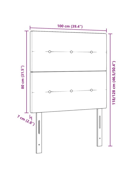 Galvgalis ar galvas klāju gaiši pelēka 100 cm audums