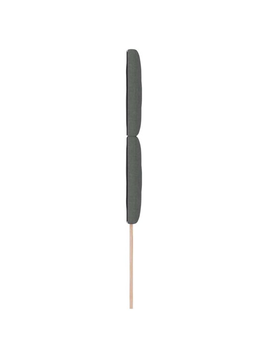 Auduma gultas galvgalis geometric tumši pelēka 100 cm audums
