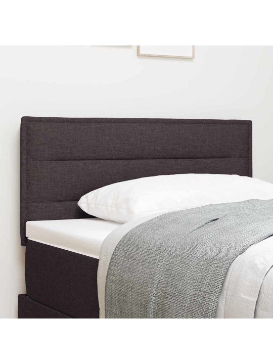 LED gultas galva ar galvas klāju tumši brūna 80 cm audums