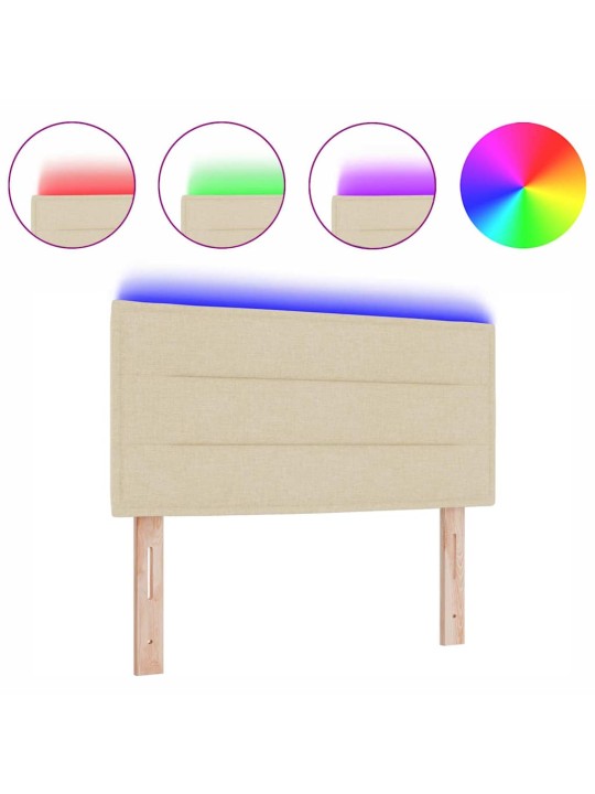 Led gultas galva ar galvas klāju krēmkrāsa 80 cm audums