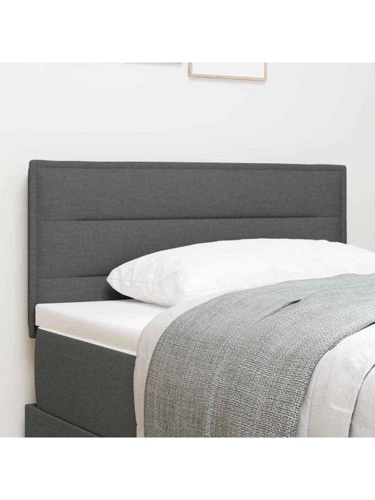 LED gultas galva ar galvas klāju tumši pelēka 90 cm audums