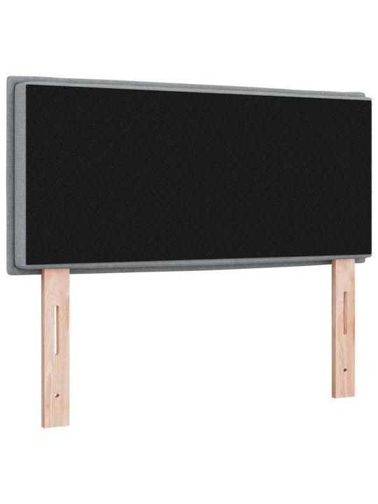 LED gultas galva ar galvas klāju gaiši pelēka 100 cm audums