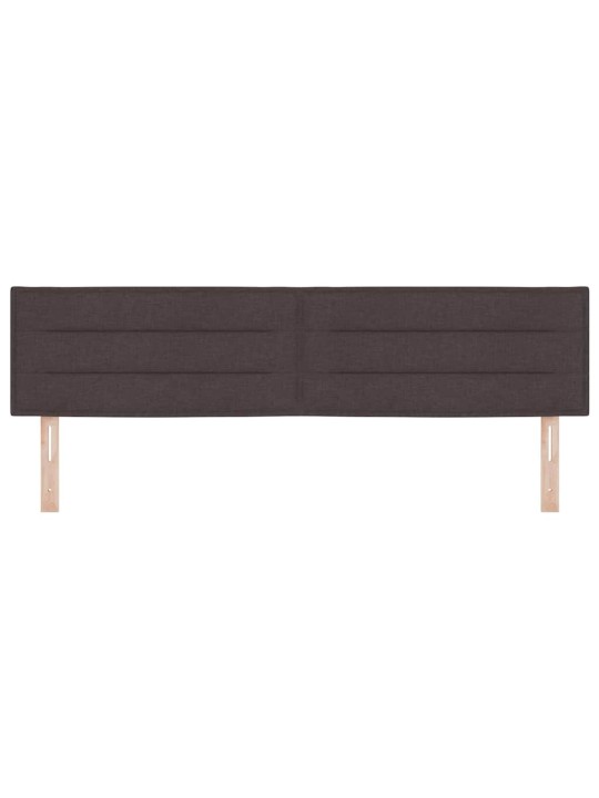 LED gultas galva ar galvas klāju tumši brūna 180 cm audums