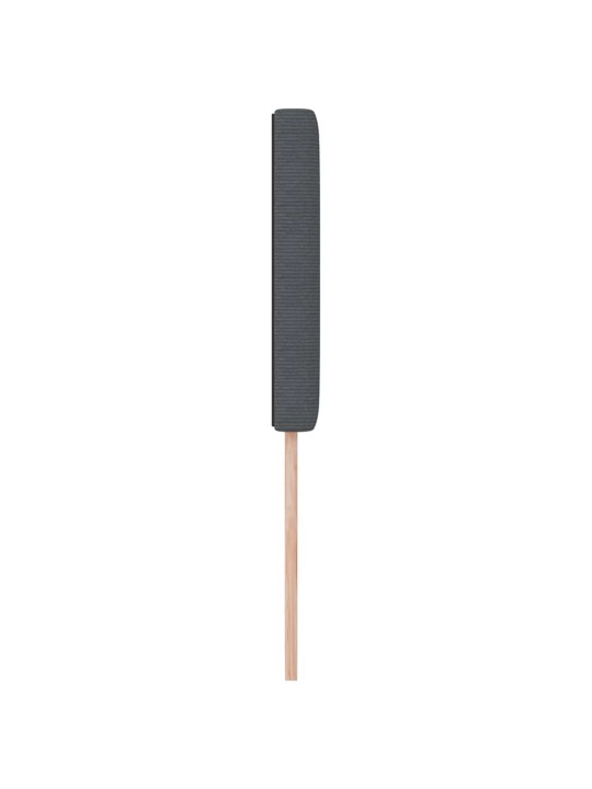 LED gultas galva ar galvas klāju tumši pelēka 80 cm audums
