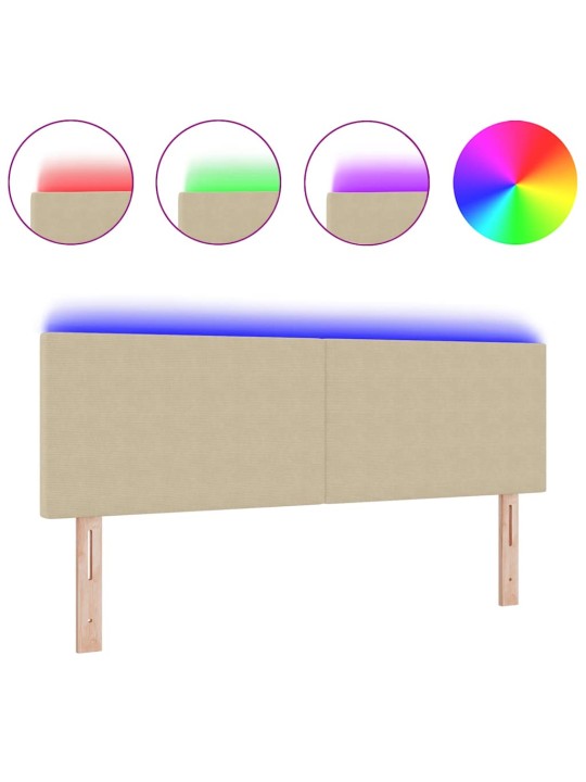 Led gultas galva ar galvas klāju pelēki zaļa 144 cm audums