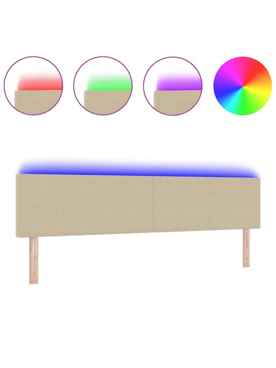 Led gultas galva ar galvas klāju pelēki zaļa 200 cm audums