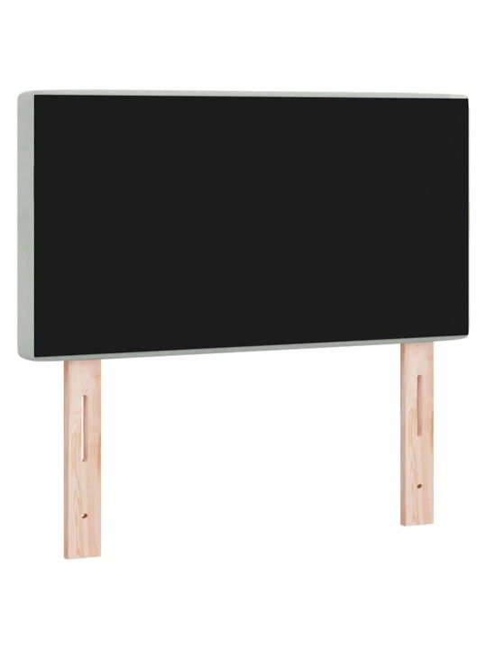 LED gultas galvgalis argyle manuāls gaiši pelēka 80 cm samts