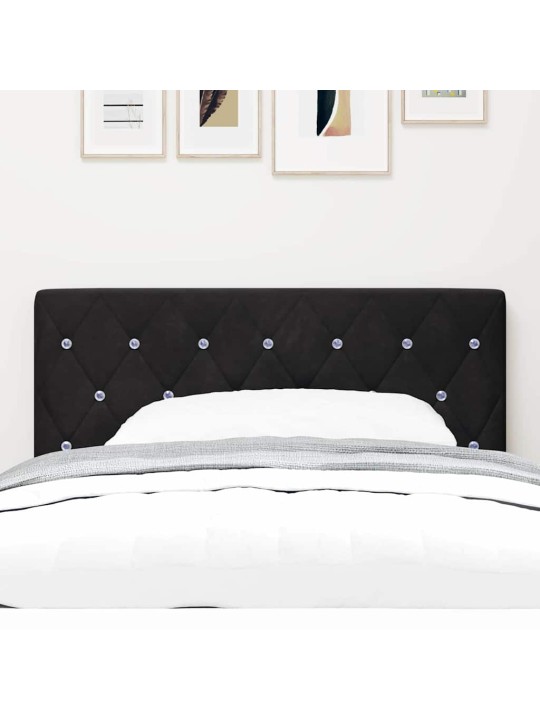 LED gultas galvgalis argyle ar galvas klāju melna 90 cm samts