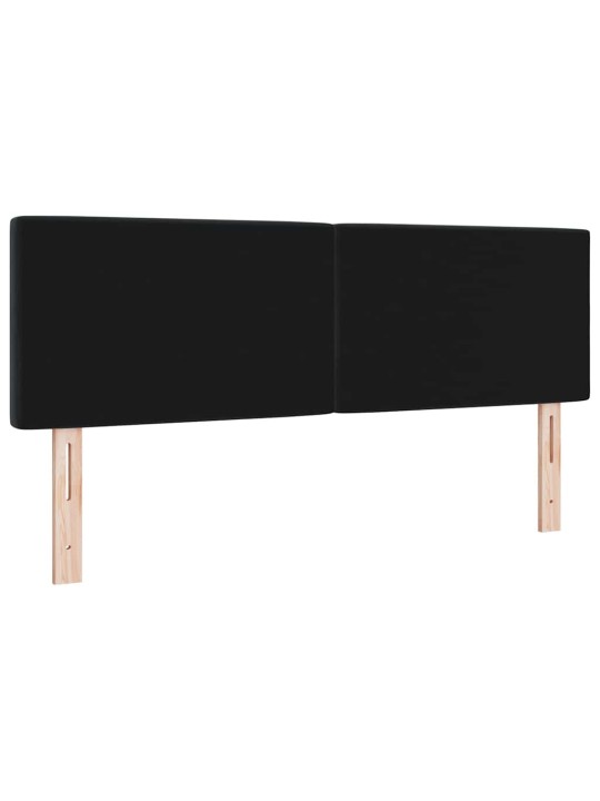 LED gultas galvgalis argyle ar galvas klāju melna 144 cm samts