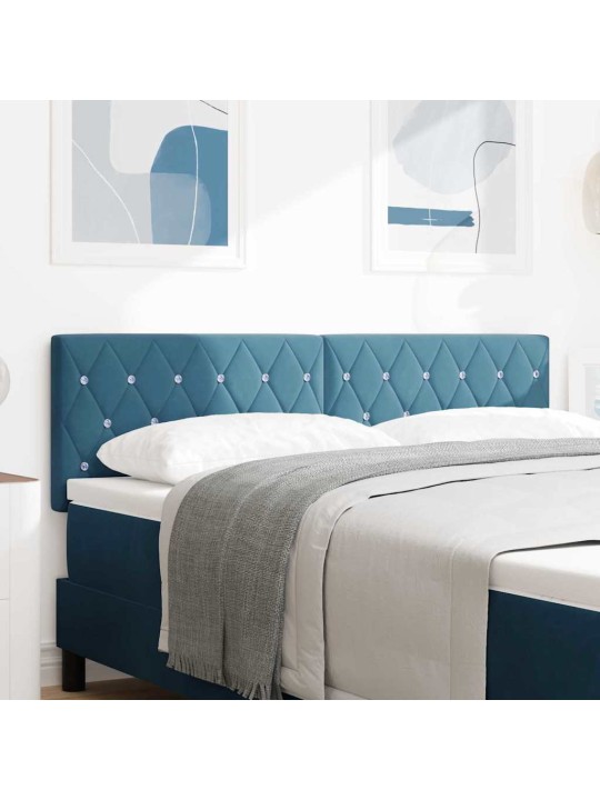 Led gultas galvgalis argyle manuāls tumši zila 144 cm samts