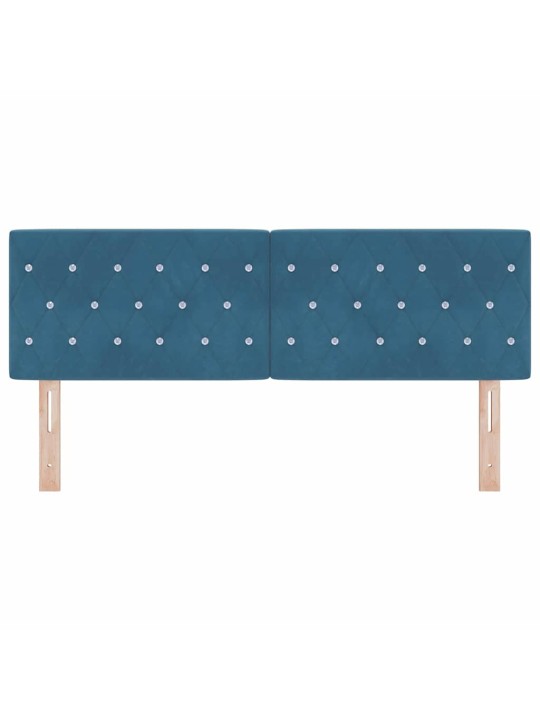 Led gultas galvgalis argyle manuāls tumši zila 80 cm samts