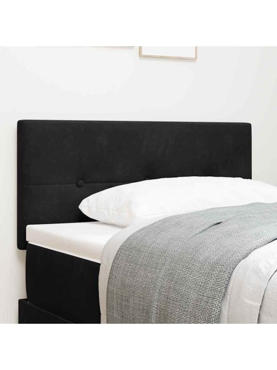 Galvgalis ar led sloksnes lukturiem melna 80 cm samts