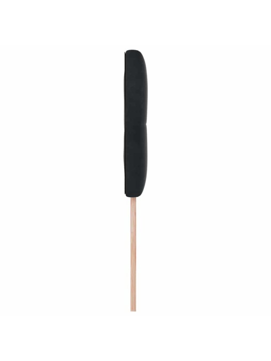 Galvgalis ar led sloksnes lukturiem melna 80 cm samts