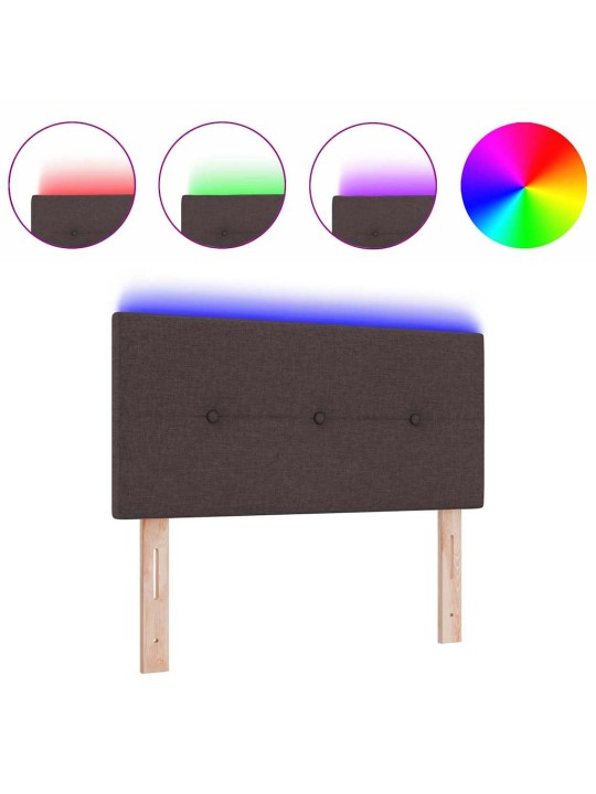 Led gultas galvgalis ar galvas klāju tumši brūna 90 cm audums