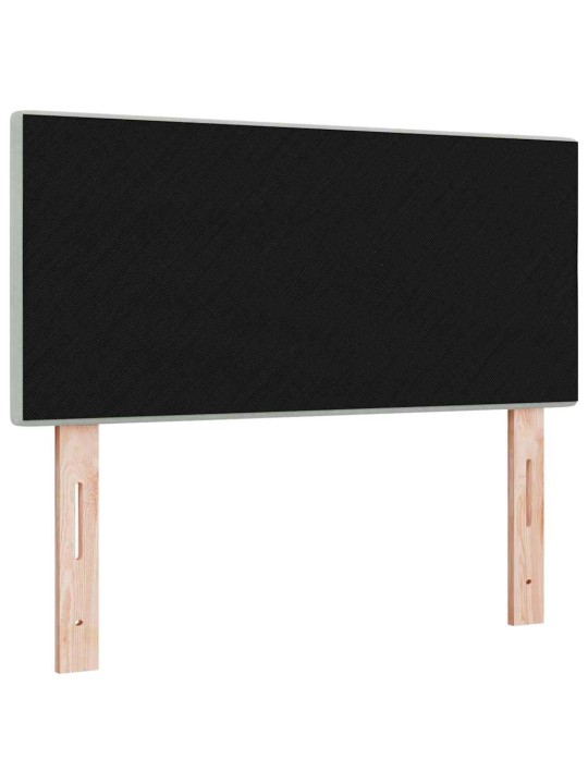 Galvgalis ar led sloksnes lukturiem gaiši pelēks 90 cm samts