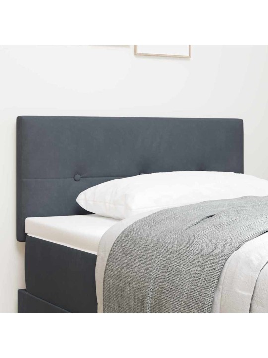 Galvgalis ar led sloksnes lukturiem pelēka 90 cm samts