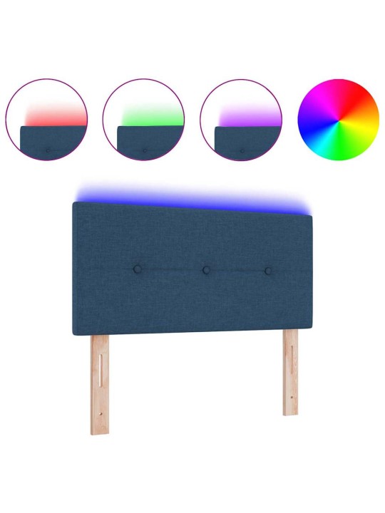 LED gultas galvgalis ar galvas klāju manuāls zila 100 cm audums