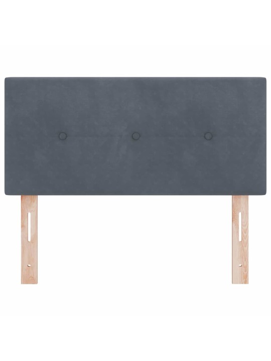 Galvgalis ar led sloksnes lukturiem pelēka 100 cm samts