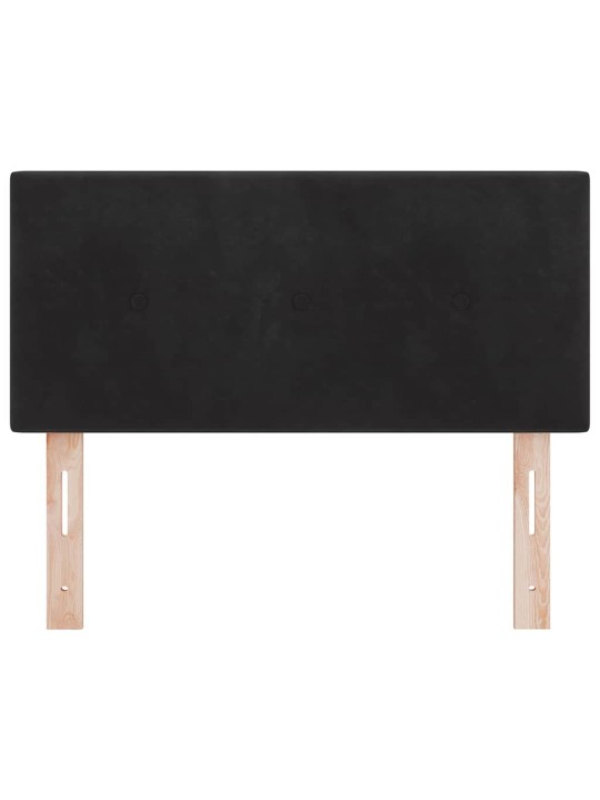 Galvgalis ar led sloksnes lukturiem melna 100 cm samts