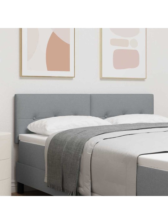 Led gultas galvgalis ar galvas klāju gaiši pelēka 144 cm audums