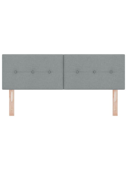 Led gultas galvgalis ar galvas klāju gaiši pelēka 144 cm audums