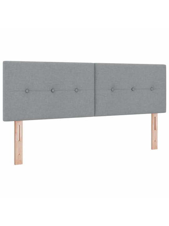 Led gultas galvgalis ar galvas klāju gaiši pelēka 144 cm audums