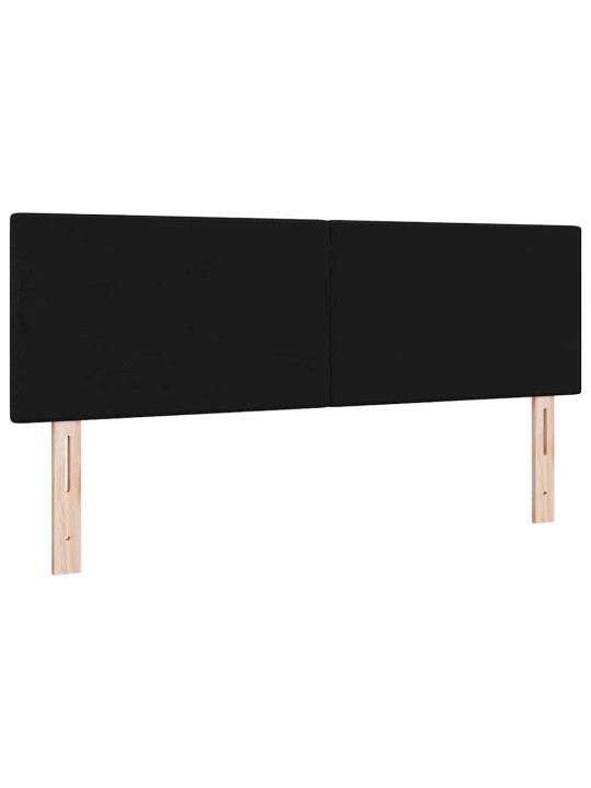 LED gultas galvgalis ar galvas klāju melna 160 cm audums