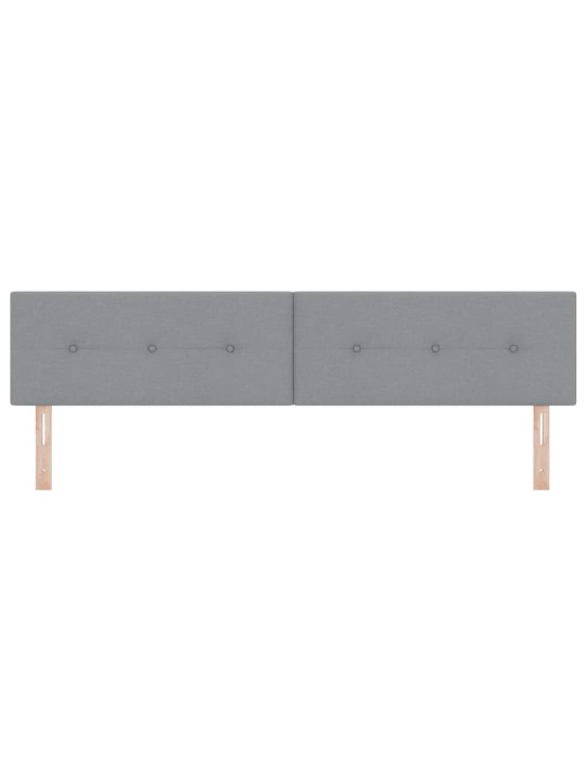 Led gultas galvgalis ar galvas klāju gaiši pelēka 200 cm audums