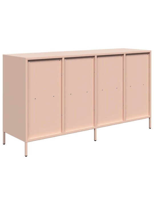 Kumode, rozā, 135x39x73,5 cm, auksti velmēts tērauds