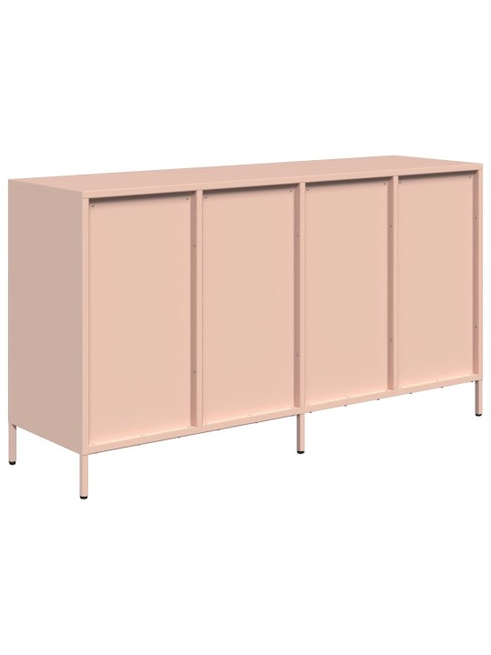 Kumode, rozā, 135x39x73,5 cm, auksti velmēts tērauds
