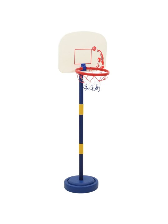 Basketbola statīvs ar regulējamu bumbu un sūkni 90/121 cm