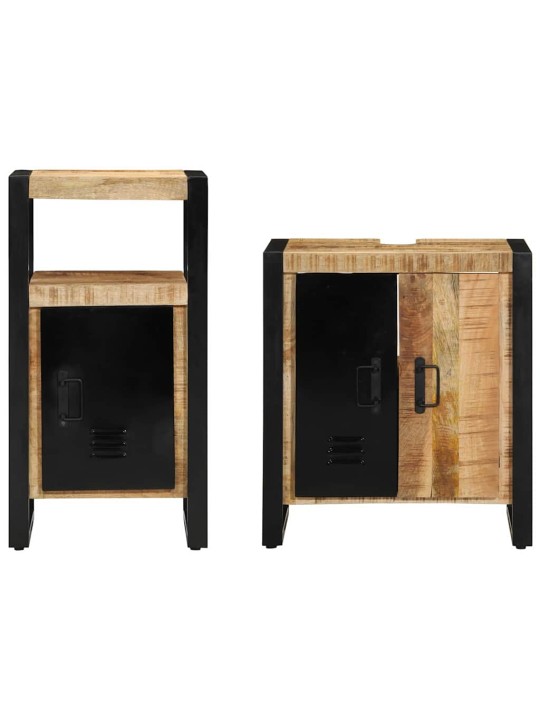 Vannas istabas mēbeļu komplekts ar plauktu ar uzglabāšanu 2 pcs