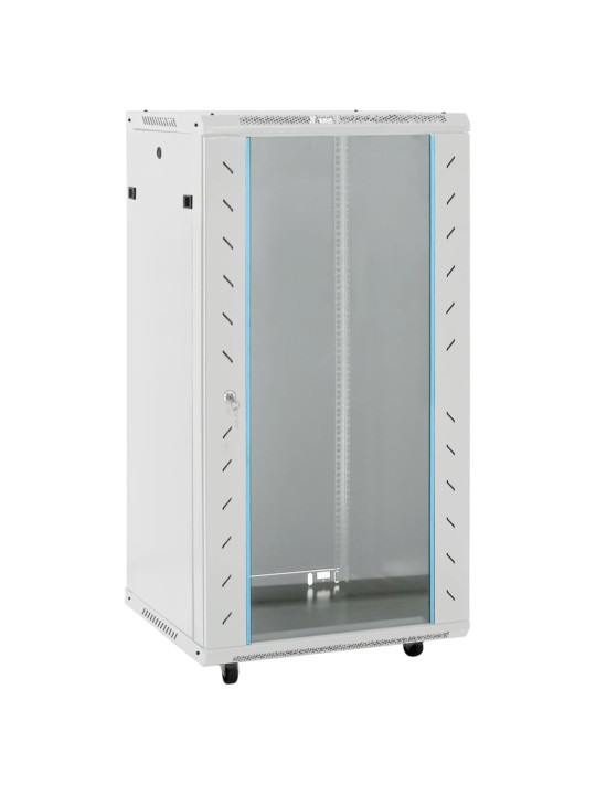 22u servera skapis, 19", ip20, pelēks, 60x60x120 cm