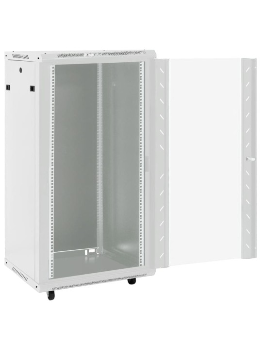 22u servera skapis, 19", ip20, pelēks, 60x60x120 cm
