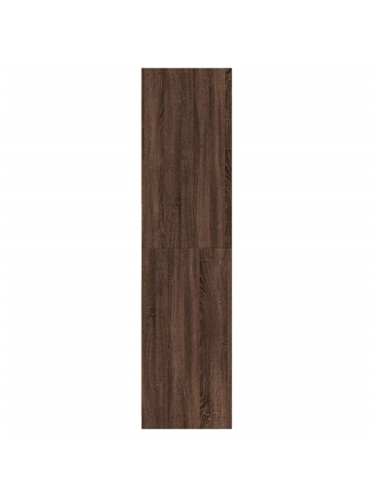 Drēbju skapis, ozolkoka krāsa, 80x50x200 cm, inženierijas koks