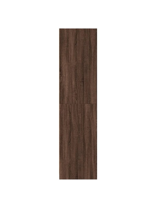 Drēbju skapis, ozolkoka krāsa, 100x50x200 cm, inženierijas koks