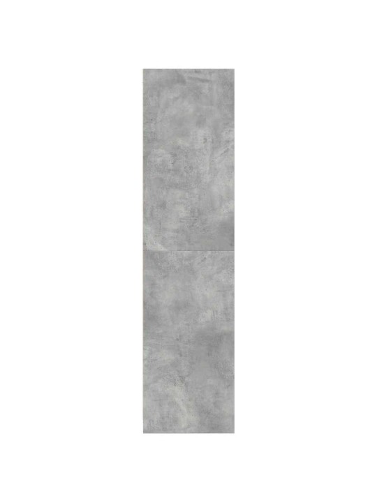 Skapis, 80x50x200 cm, betona pelēks, inženierijas koks
