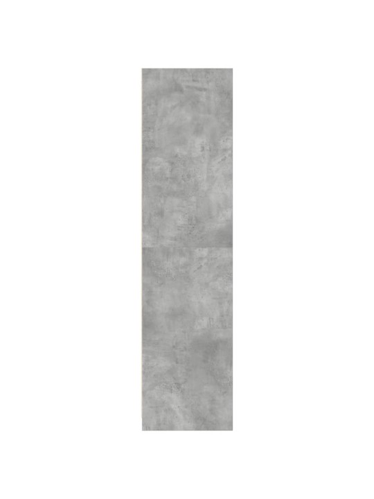 Skapis, betona pelēks, 100x50x200 cm, skaidu plāksne