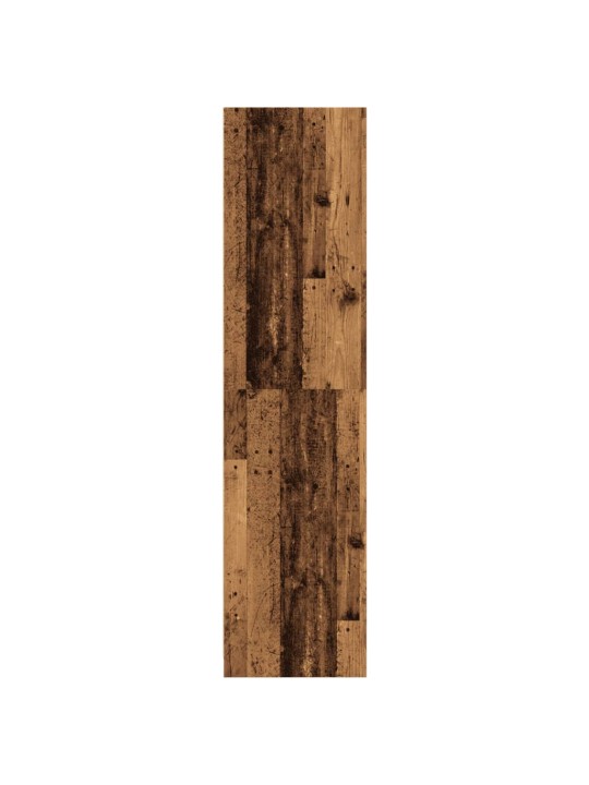 Skapis, 100x50x200 cm, veca koka krāsā, inženierijas koks