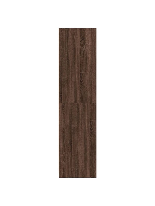 Drēbju skapis, ozolkoka krāsa, 100x50x200 cm, inženierijas koks