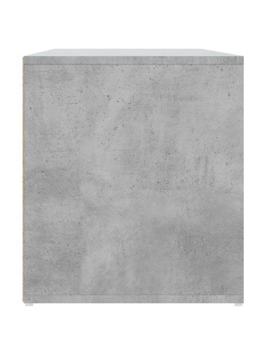 Stūra skapītis, betona pelēks, 160x40x45 cm, inženierijas koks